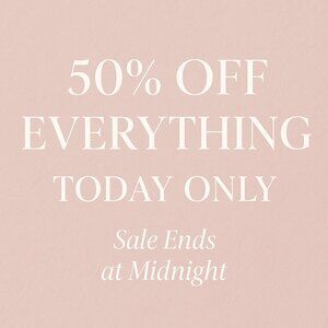 ⚡ 50% OFF Closet-Wide Flash Sale — Ends Midnight Tonight ⚡